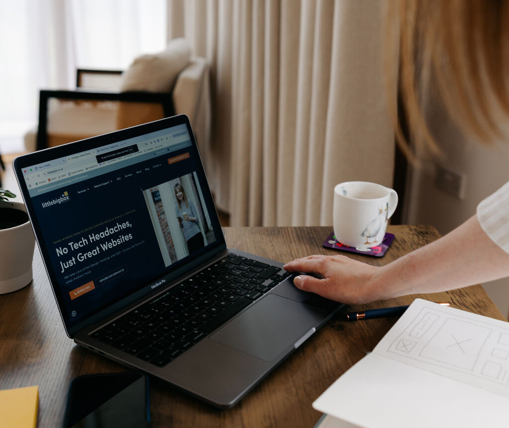 What happens when someone lands on your website (step by step)
