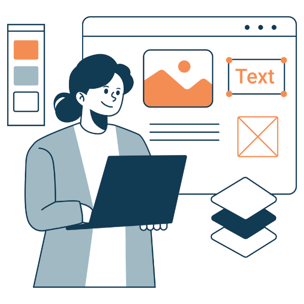Designed around your business icon for WordPress websites
